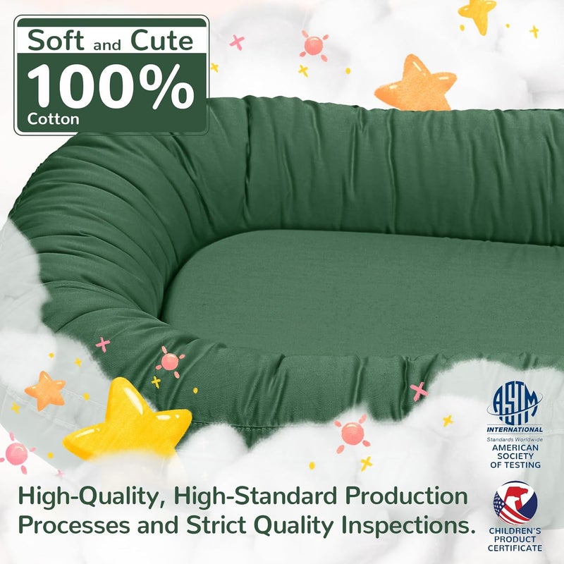 EAQ Baby Lounger, Infant Lounger for Newborn,Portable Baby Nest Cover Breathable & Soft, Newborn Essentials - Image 4